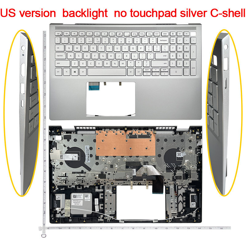 US/RU/SP Laptop Keyboard For Dell Inspiron 15 3525 3520 3511 3515 5501 5502 5505 5510 5518 5511 5515 7500 7501 7510/16 7610