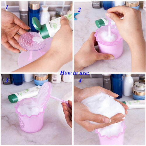 Praktische Gezichtsreiniging Foam Beauty Tool Facial Foam Cup Cleanser Apparaat Slagroom Fles Unisex