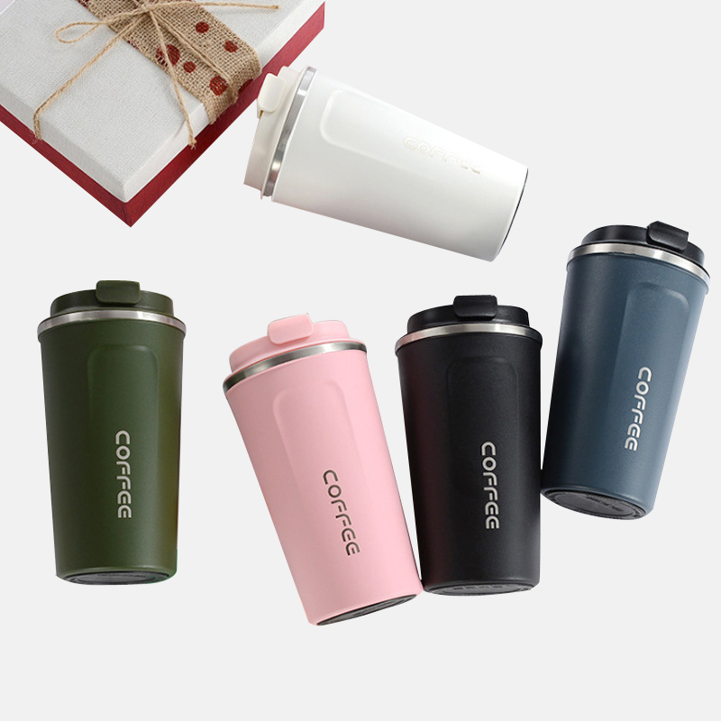 510/380ML Double acier inoxydable Thermos bouteille d'eau tasse à café épaissi voyage Thermo tasse pour Thermos fiole Termo café