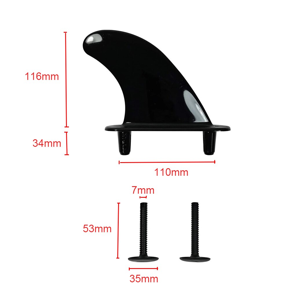 Juego de aletas para tabla de surf, Juego de 3 unids/set con 6 tornillos de repuesto para Softboard SUP, tabla de Paddle Up