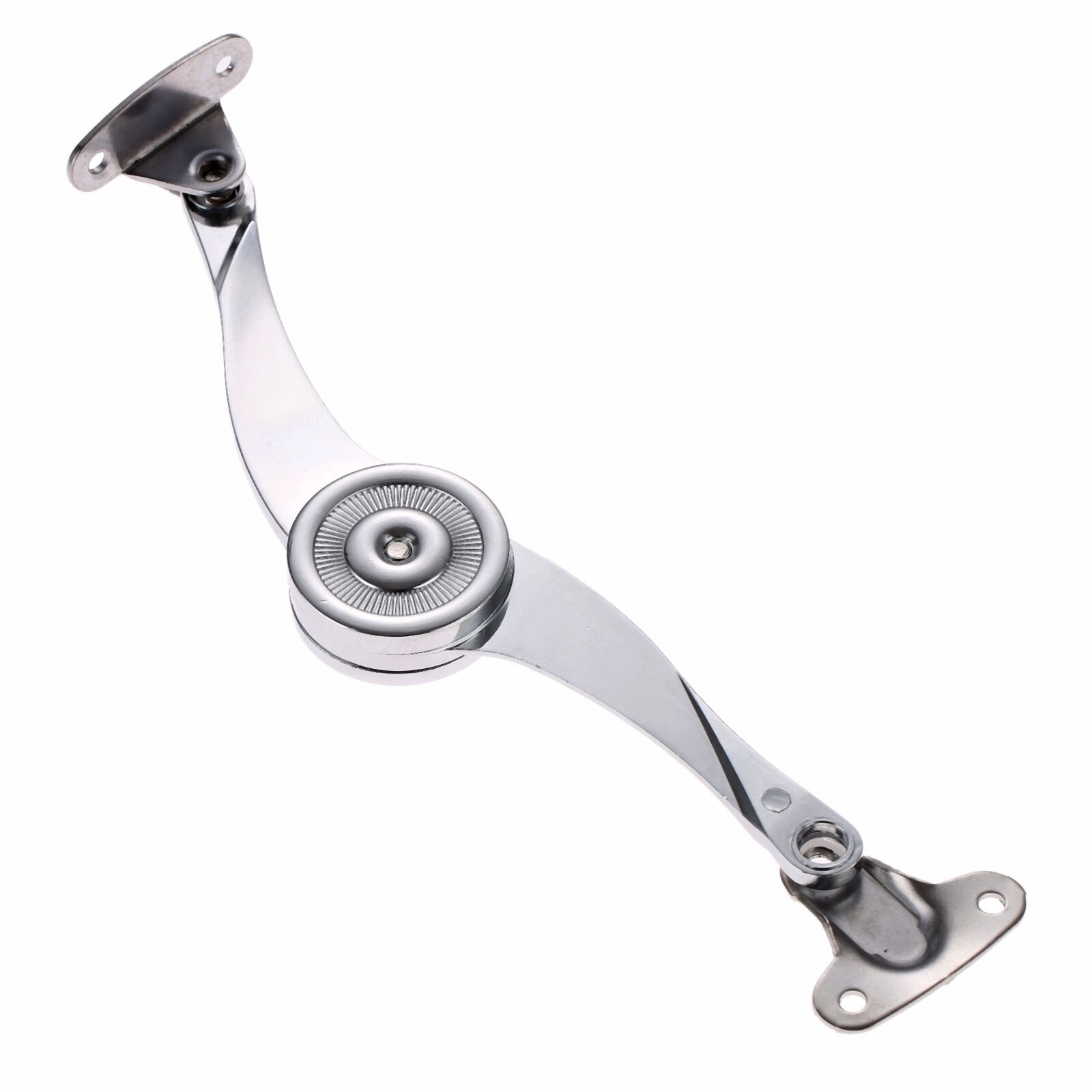 DRELD 2pcs Soft Close Lift Up Stay Hinge Concealed Door Kitchen Cabinet Cupboard Zinc Alloy Pull Rod Hardware Accessory