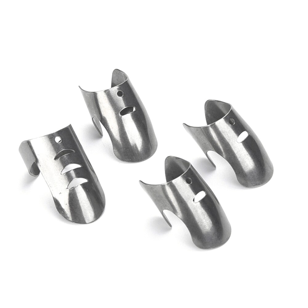 4Pcs Finger Guard Protect Hand Anti Cutting Protector Knife Cut Finger Protection Tool Stainless Steel Armor Kitchen Tool Gadget: Default Title