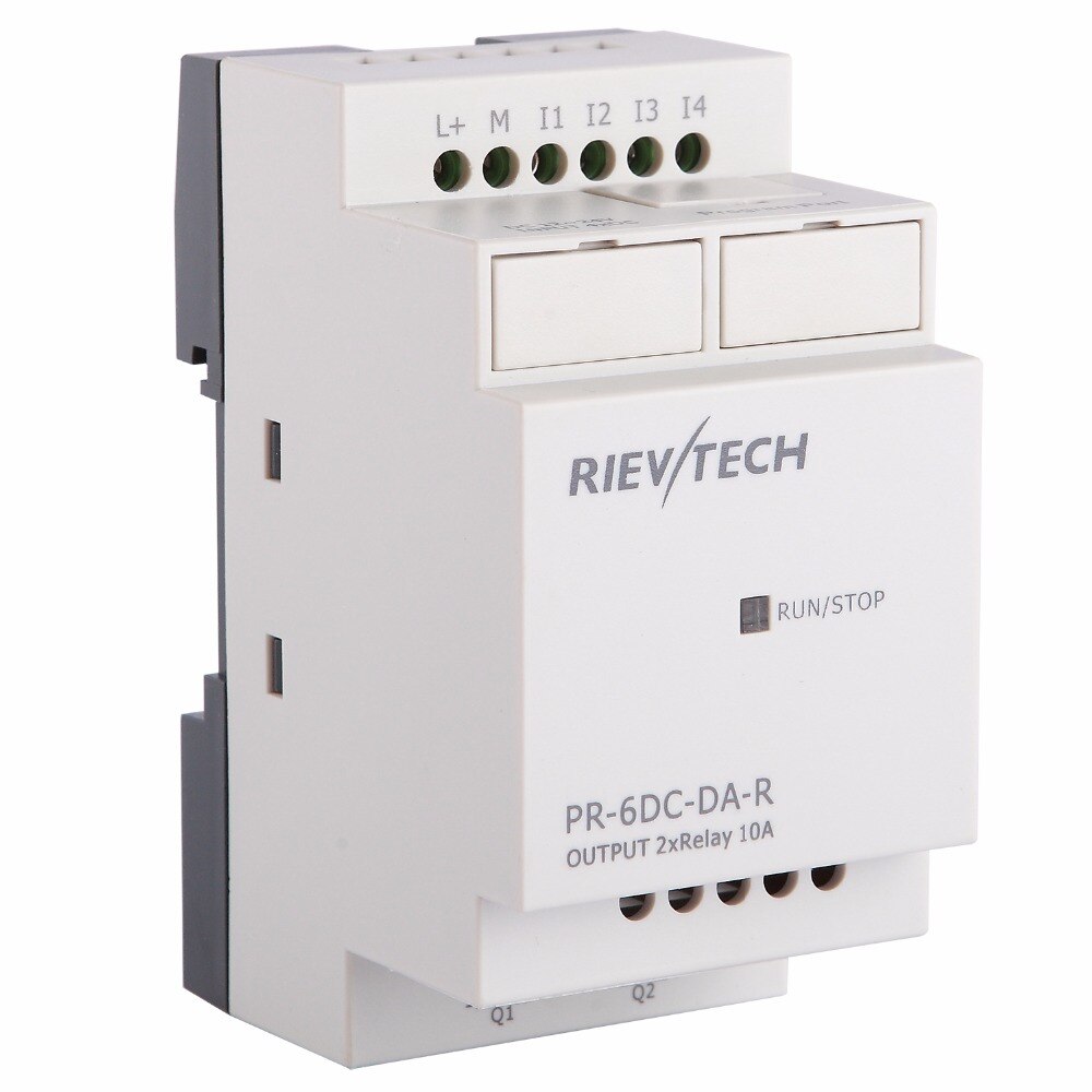 RIEVTECH, mini programmable logic controller für intelligente steuerung PR-6DC-DA-R