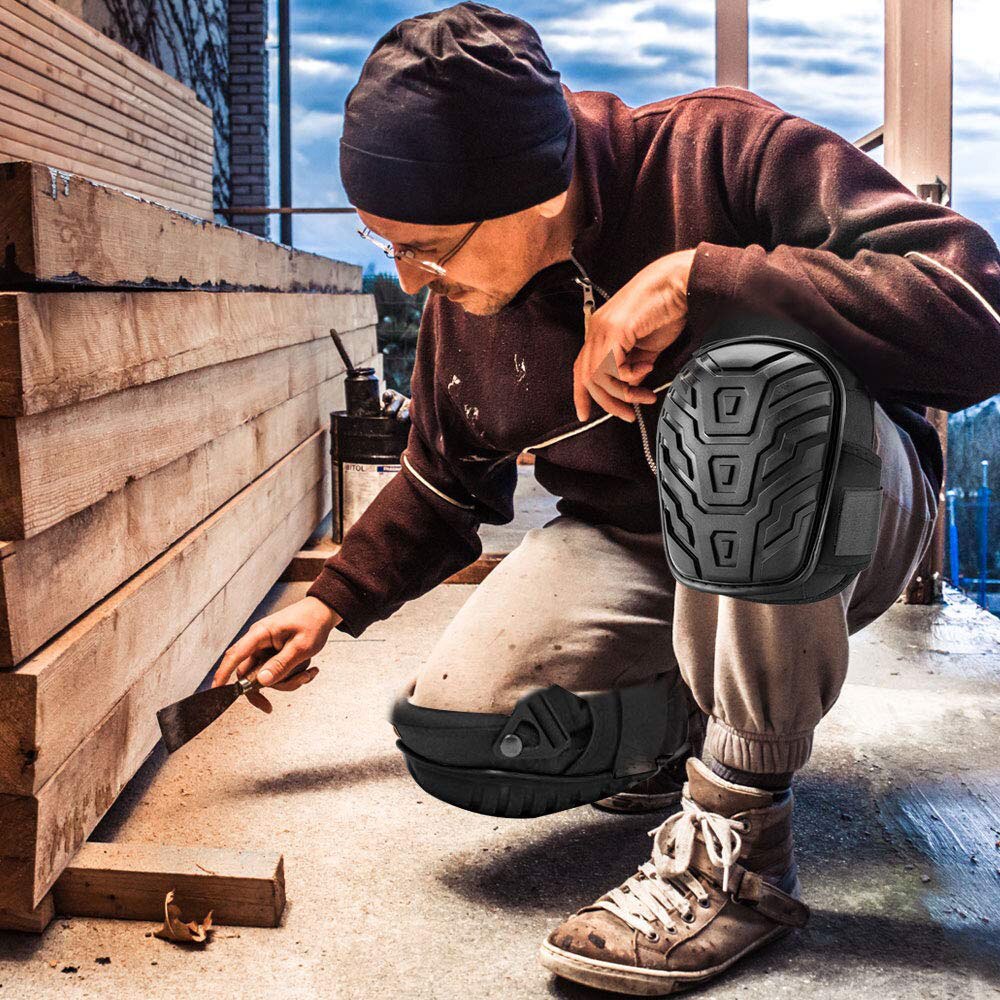 Knee Pads Premium Foam Padding Comfortable Cushion Gardening Work Building Flooring Cleaning
