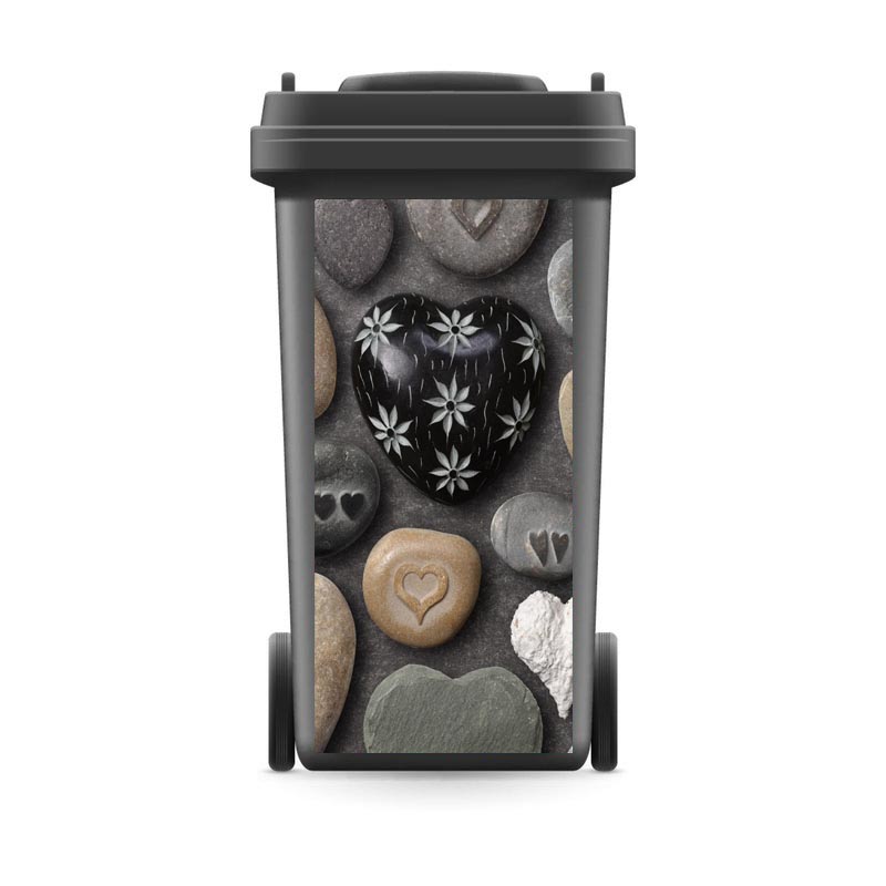 Modern Rubbish Bin Sticker Vinyl Removable Sticker Decals Ktichen Accessories Wall Stickers 120liter 240liter: 3 / 37x82cm(For240liter)