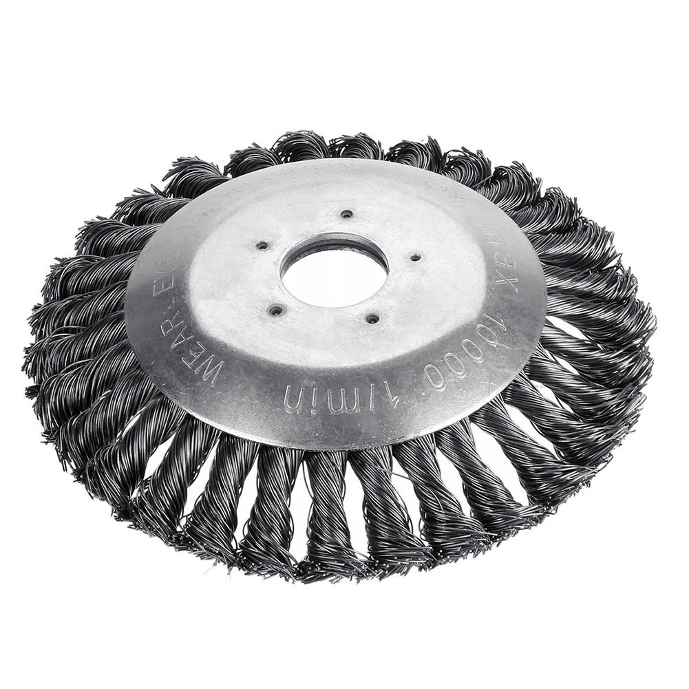 6/8 pouces coupe gazon tête en acier fil coupe tête jardin herbe tondeuse fil désherbage tête pour tondeuse à gazon rouillé débroussailleuse: 6Inch