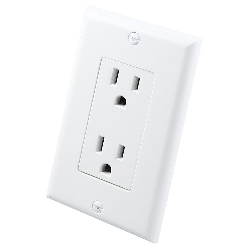 125V North America 15A American Standard Power Socket 15A Double American UL Socket US Wall Panel Socket