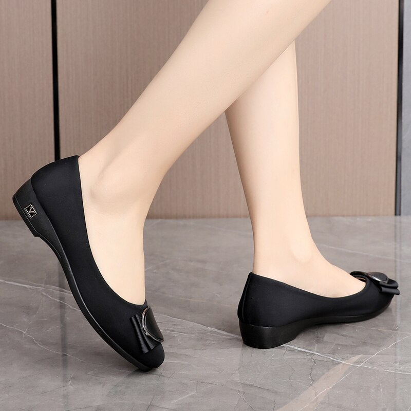 Zapatos Mom antideslizantes de plataforma plana para mujer, calzado con cordones de felpa cálido, cómodo, novedad