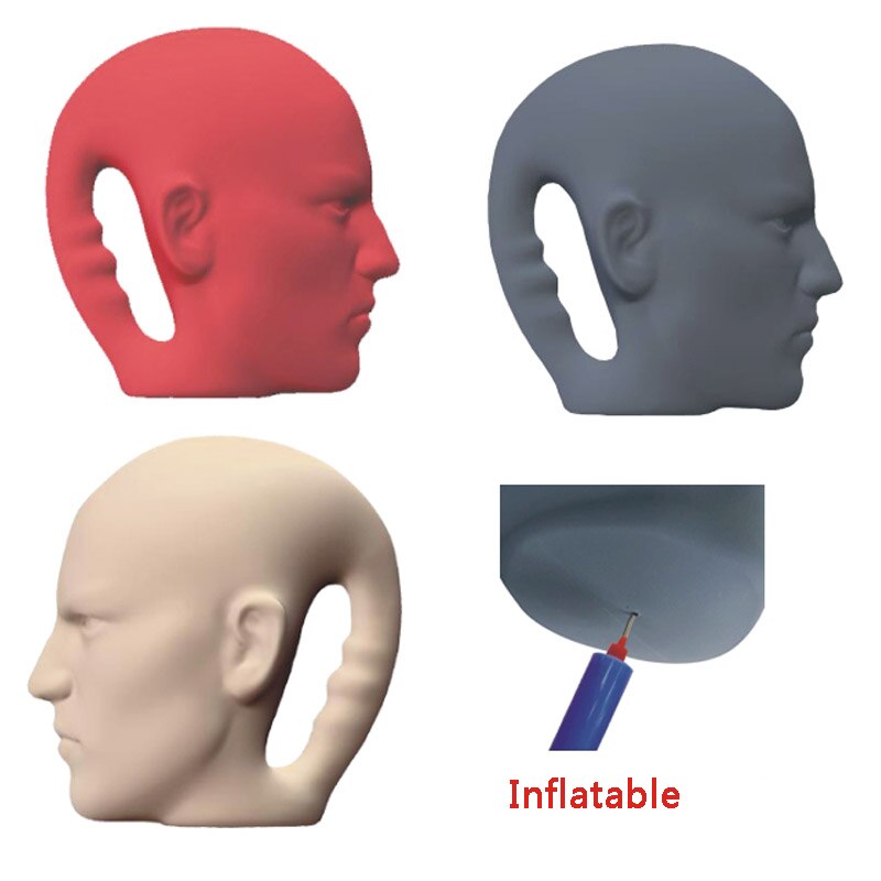 Handheld Head Shaped Hand Target Boxing Human Simulated Head Pad Taekwondo Fighting Human Shaped Head Target