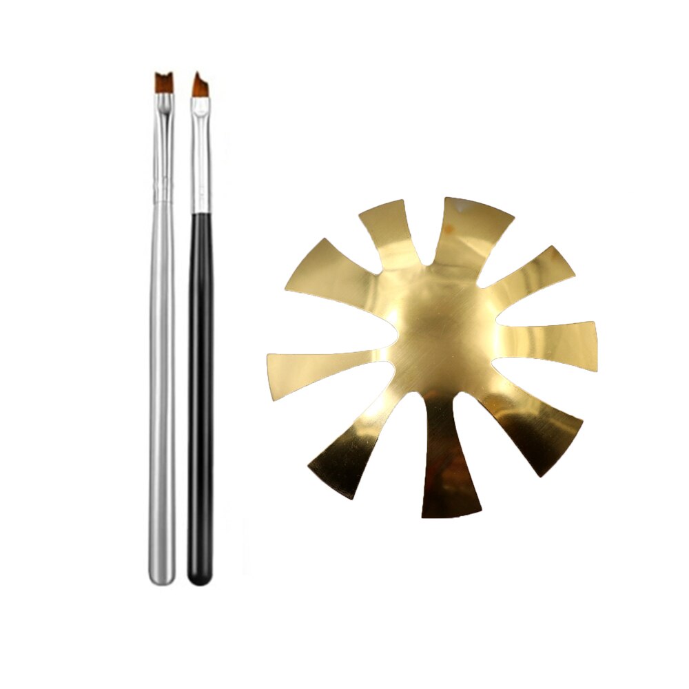 1/3Pcs Pro 9 Sizes Easy French Smile Cut Nail Cutter Almond shape V Line Tips ATrimmercrylic Nail Cutter Tool Kit Manicure Edge: Style B kits