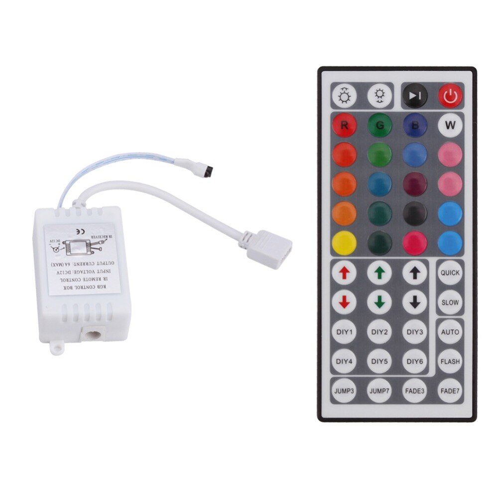 Led Controller 12v LED RGB Controller DC 12V Mini 44/24 IR Switch Remote Control For 3528 5050 RGB LED Strip Light