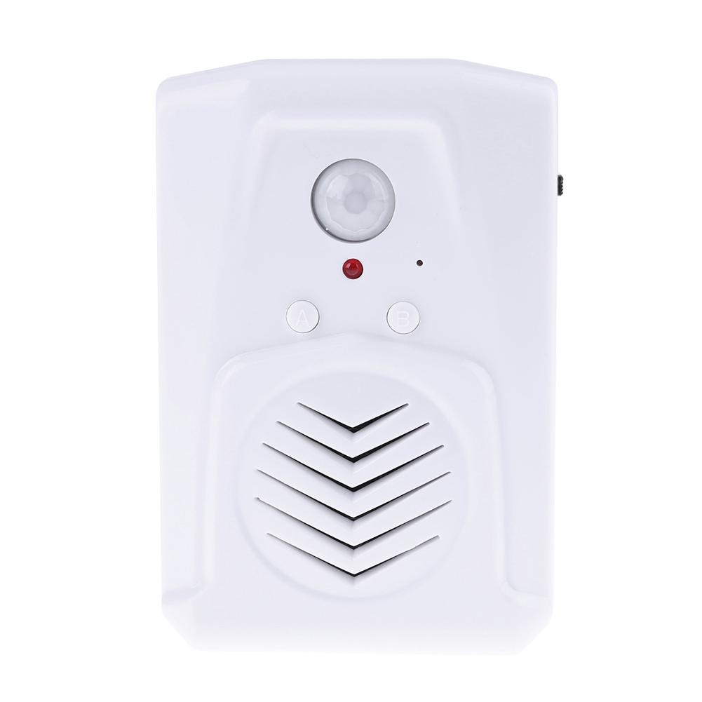 Sensor de movimiento para puerta, timbre de puerta MP3 infrarrojo, Sensor de Movimiento PIR inalámbrico, Aviso de voz, sistema de bienvenida para visitantes: B