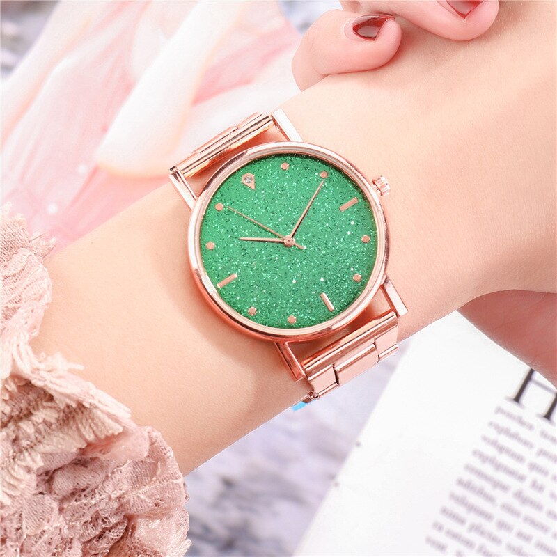 WOKAI – montre à Quartz en acier inoxydable pour femmes, de luxe, étanche, , nouveauté