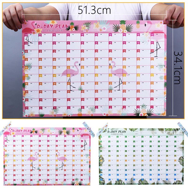 100 dagen aftelkalender leerschema periodieke planner tabel voor kinderen studieplanning leermiddelen