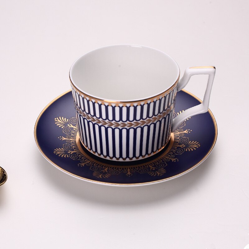 Blue Color Dinner Plates Ceramic Dessert Plates Bone China Dinnerware Plates Dinnerware Set