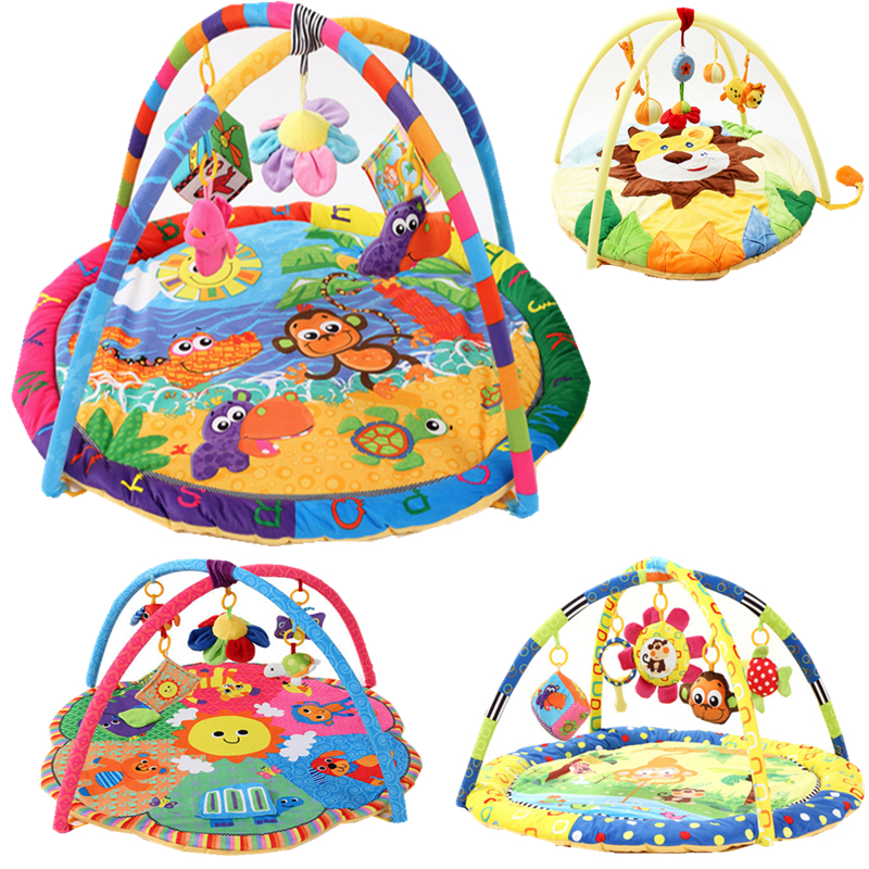 Baby Play Mat Baby Muziek Speelmat Educatief Speelgoed Kids Tapijt Kinderen Playmat Pasgeboren Gym Mat Met Frame