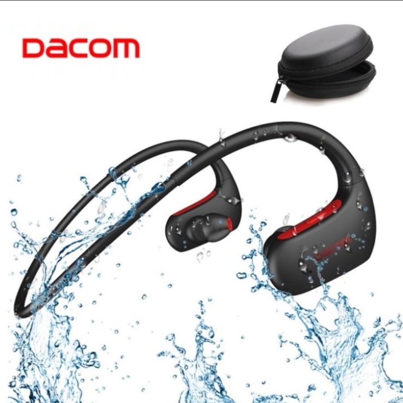 DACOM Wireless Sports Headphone L05 Sport Bluetooth Bass Headset Stereo Earphone with Microphone IPX7 Waterproof for Smartphone.