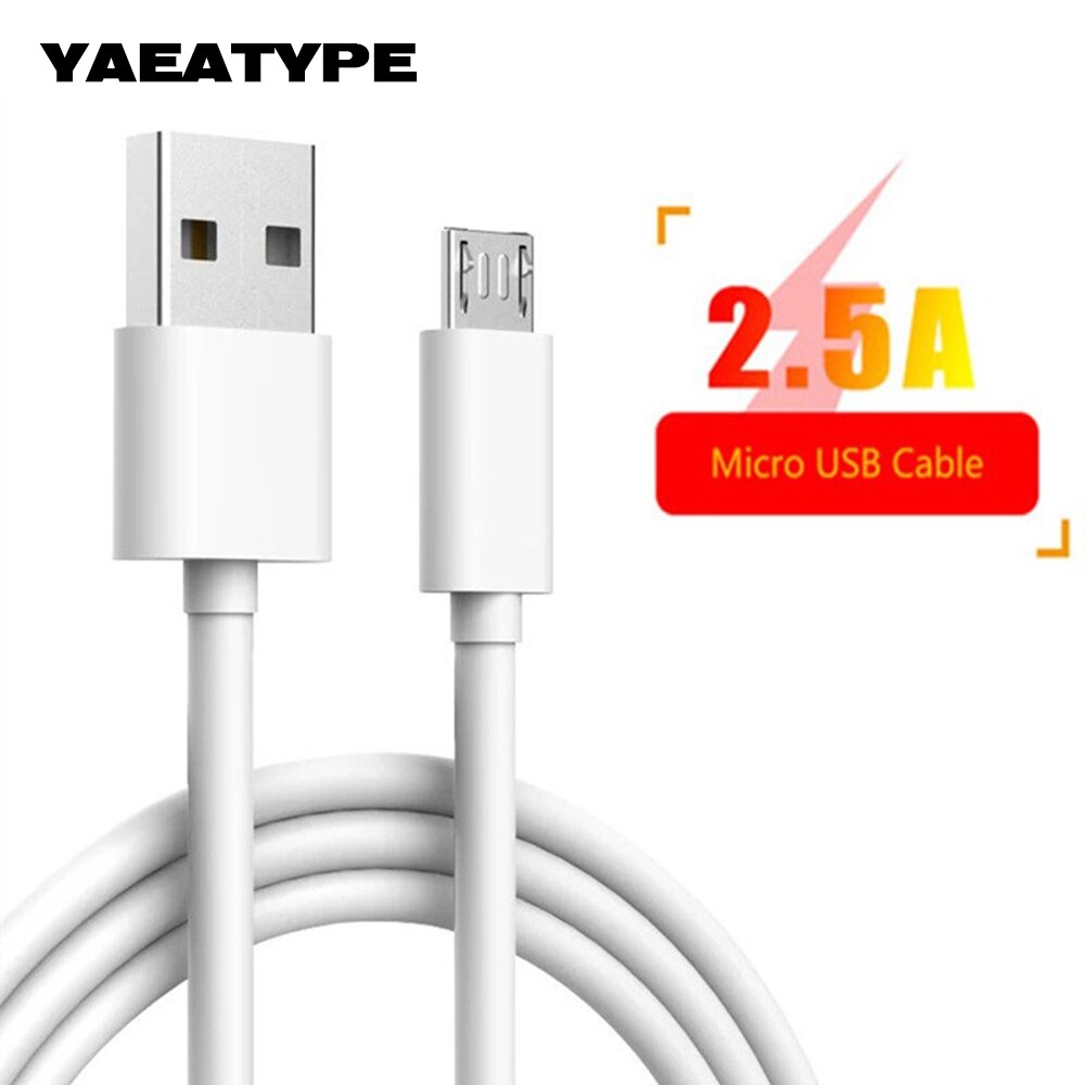 Micro USB Lange Kabel Andrioid Charger Cable Micro USB Opladen Cord 1m voor Samsung A3 A5 A7 A8 a9 J3 J5 J7: 0.25 m