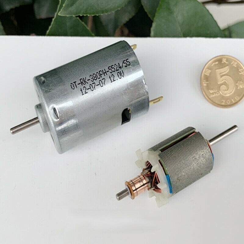 Micro Mini Elektrische 380 Motor Dc 3V-12V 6V 7.2V 9V 47500 Rpm Hoge snelheid Koppel Diy Speelgoed Elektrische Boor Machines Tool Aeromodeling