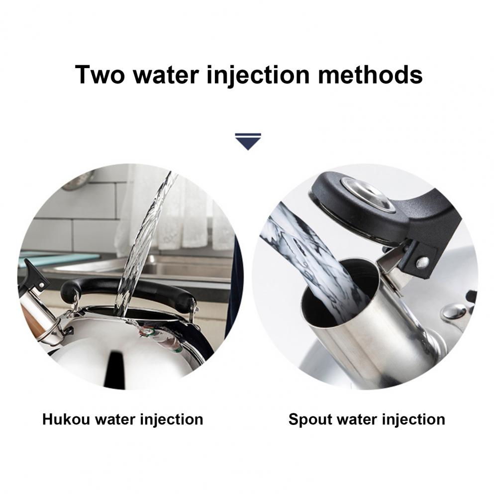 2.5L Rvs Waterkoker Waterkoker Veilig Grote Capaciteit Food-Grade Whistling Water Pot Kokend Voor Huis Kookgerei