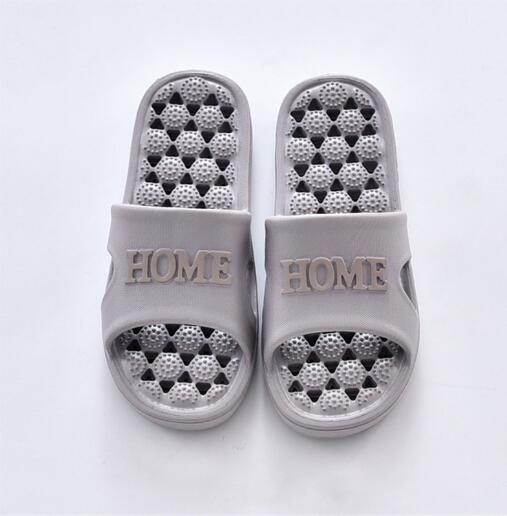 Massage Slippers Heren Slides Zomer Flip Flops Antislip Badkamer Strand Slippers Liefhebbers Huis Schoenen Voetmassage Gezondheid schoenen: Grijs / 6