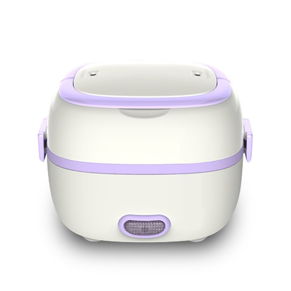 Multifunctionele elektrische verwarmde lunchbox mini rijstkoker draagbare voedselstomer warmtebehoud elektronische lunchkeukenbox
