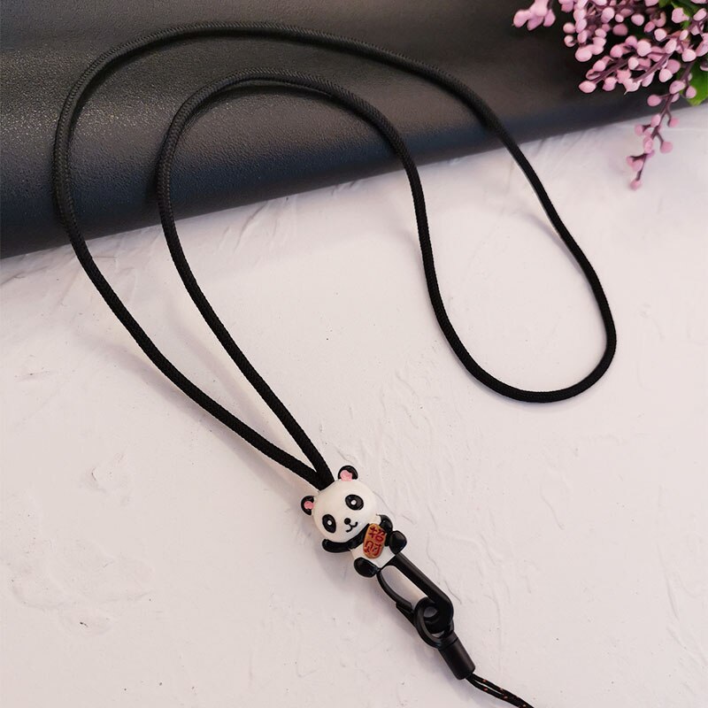 Long Neck Mobile Phone Lanyard Hanging Cartoon Pendant Cute Lucky Cat Piggy Pendant Mobile Phone Case Universal Antilost Lanyard: 02