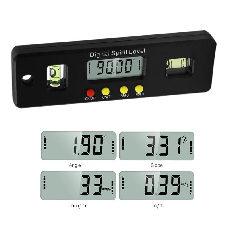 Magnetic Horizontal Angle Meter Electronic Digital Protractor Level Inclinometer