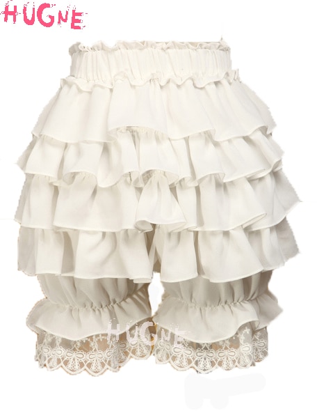 proprietà chiffon Dolce Lolita Mutandine fioristi Bicchierini Del Merletto ordinare balze Bianco Elastico Mussola