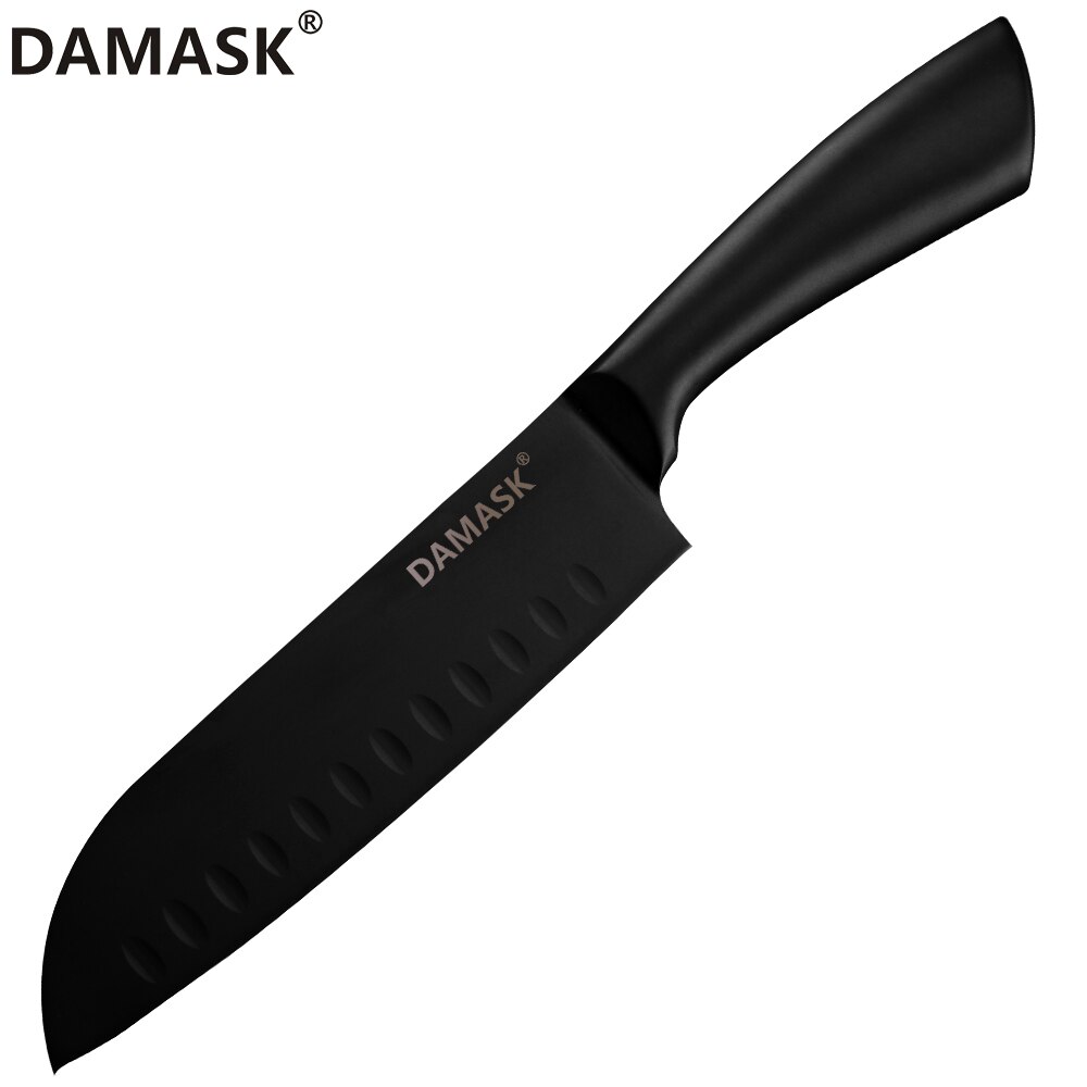 Juego de cuchillos Damasco de acero inoxidable 3cr13, utensilio de cocina para cortar pan, Santoku, Chef, accesorio de cocina