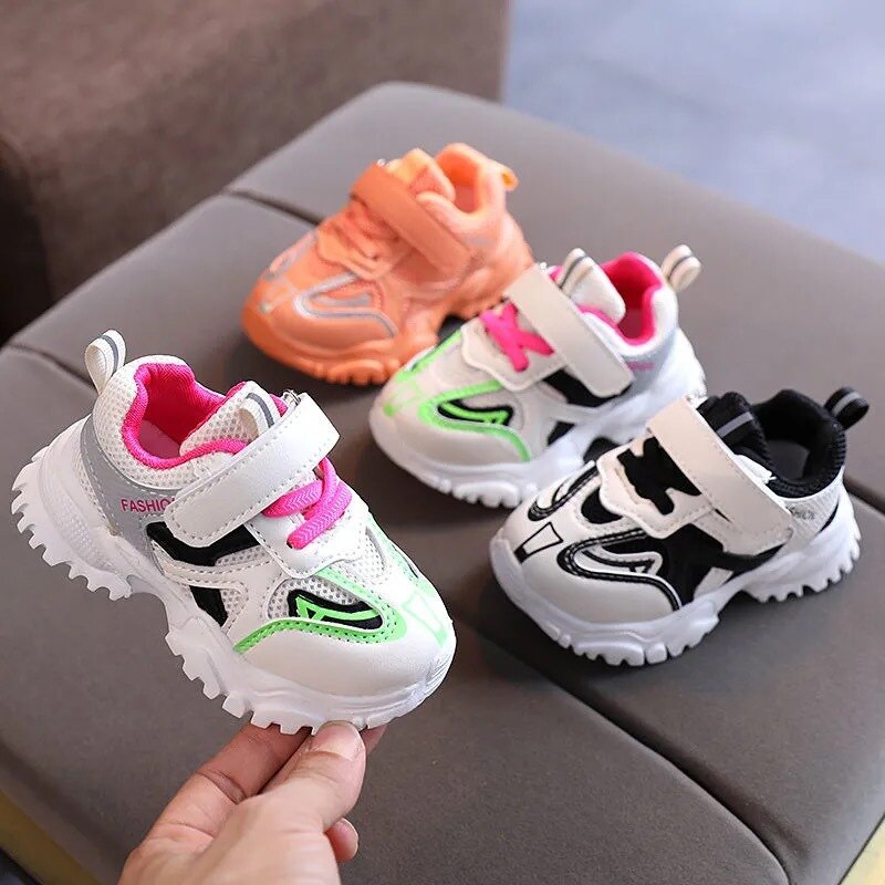 neue Frühling Weiße Schuhe kinder Sport Schuhe Jungen Weichen sohlen Net Schuhe Weibliche kinder Baby Schuhe