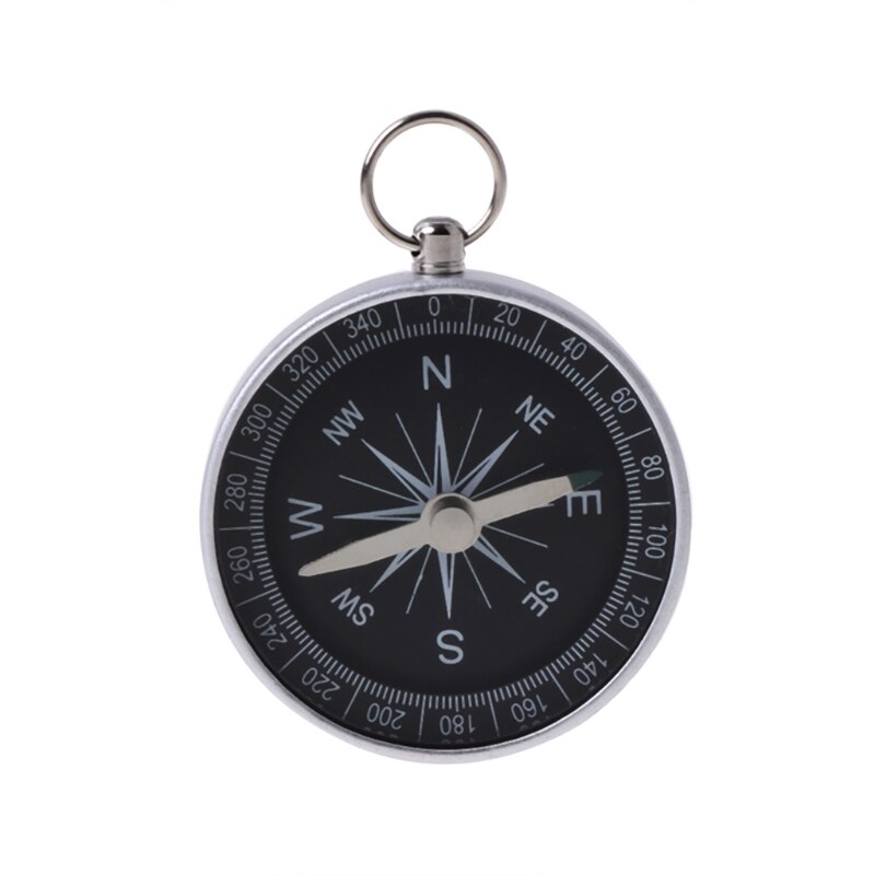 Mini Keychain Aluminum Compass Camping Wild Survival Travel Hiking Navigation