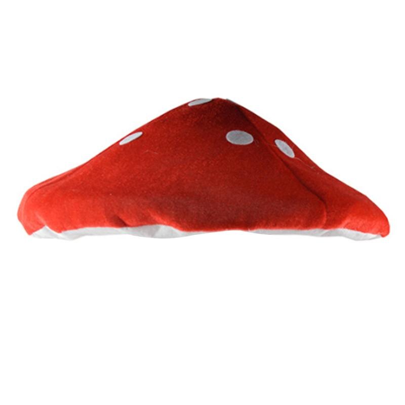 Rode Paddestoel Hoed Toad Hoed Paddestoel Kostuum Partij Grappige Decoratie Hoed Voor Kids (Wit En Rood)