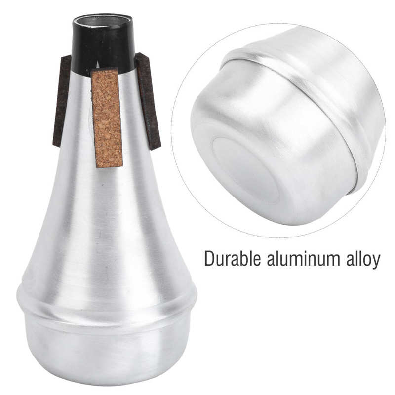 Gemakkelijk mee te nemen, roest nooit, trompet rechte demper, handig te gebruiken trompetdemper voor instrumentliefhebbers en beginners