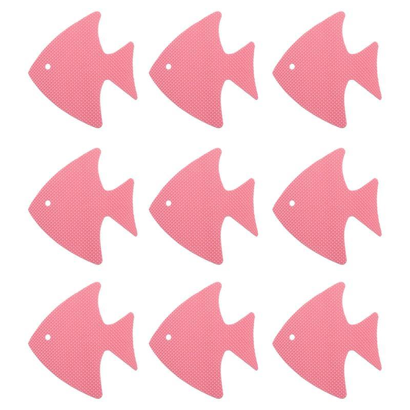 10/12/20Pcs Badkamer Anti Slip Sticker Bad Sticker Badkamer Antislip Sticker Voor Thuis Badkamer: Pink 8X8CM
