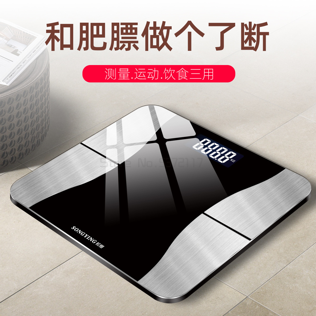 Bilancia per grasso bluetooth APP intelligente in bilancia elettronica di precisione cinese e inglese bilancia per la saluto del grasso corporeo peso acqua grassa