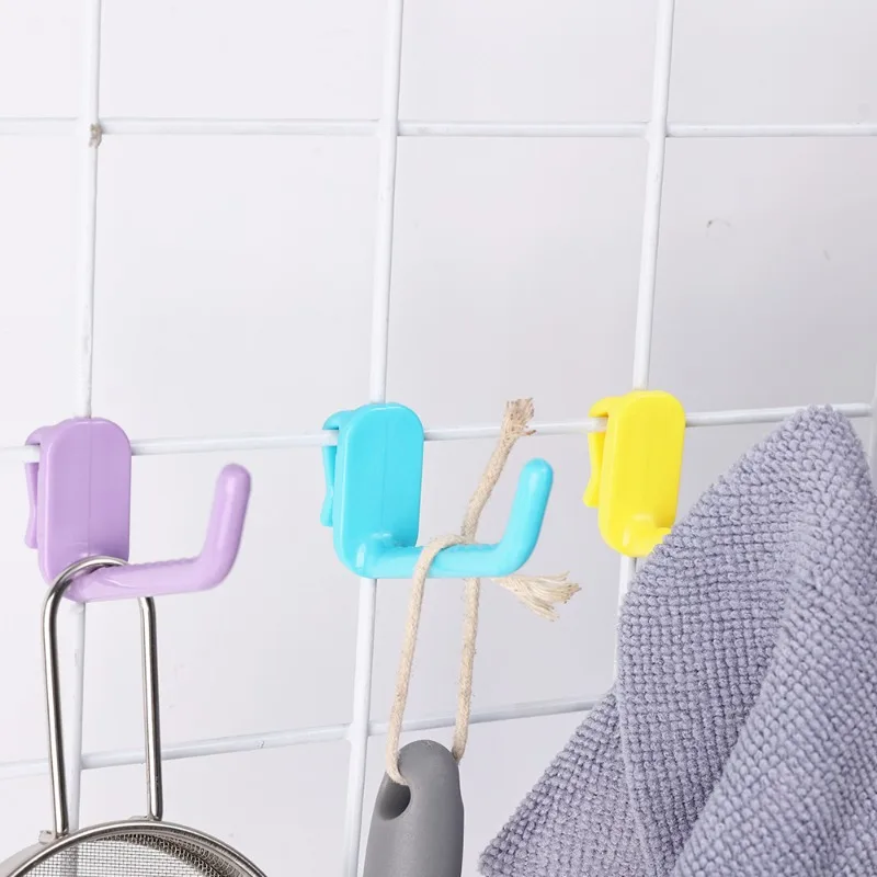 Mehrzweck Haken Kleiderbügel Kleidung Wand Hängen Haken Supermarkt Display Haken Rack Zubehör Lamellen Haushalt Organizer