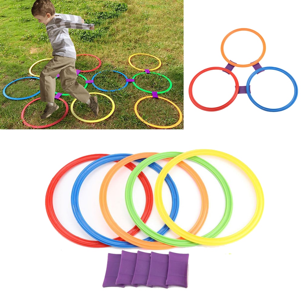 Springen Ring Outdoor Speelgoed Sport Voorschoolse Onderwijs Speelgoed Kinderen Beweging Vermogen Training Spel Springen Ring Speelgoed Voor Kids