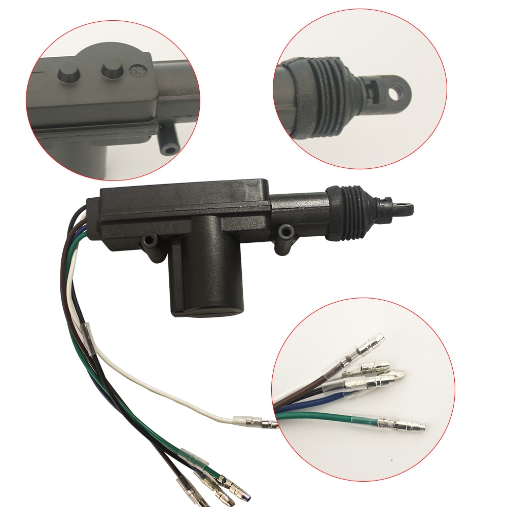 Car 12V general wireless remote control door lock, car one pull three electric central control lock, remote control door lock en