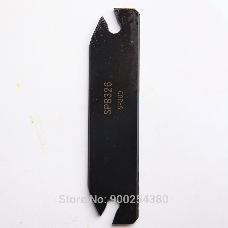 Set 10 Inserti In Carburo GTN-3 SP300 Per Tornitura CNC - SPB26-3, Lama 26 Mm, Per Acciaio