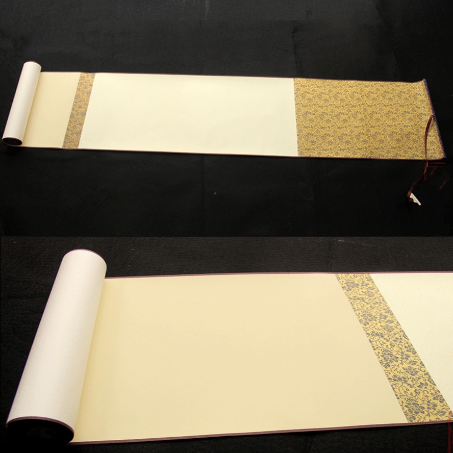 35cm*5m hand-made Chinese painting paper scroll Rice Paper of Mounting Hand scroll for Painting