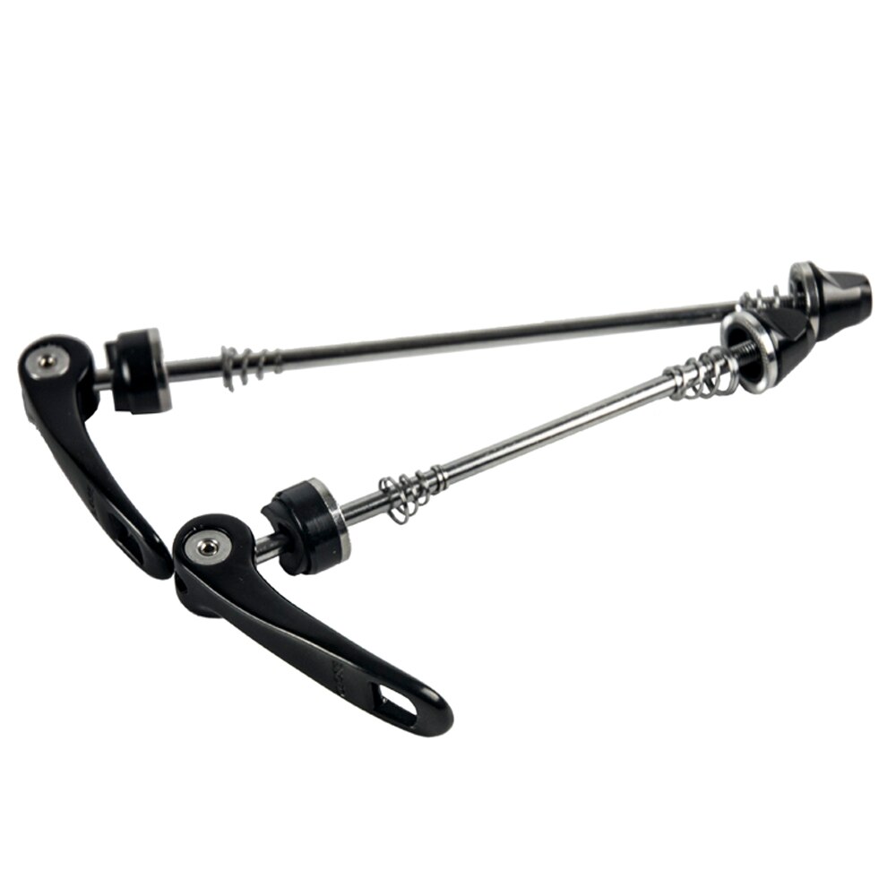 Pinchos para bicicleta de carretera de liberación rápida delanteros y traseros, 1 Juego de brocheta de bicicleta, Juego de palanca QR de 9*100mm 10*130mm: Black