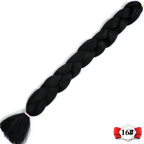 20 farve syntetiske flette hår extensions 82 tommer 165g/ pakke lange jumbo fletninger hæklet hår bulk houyan: M1b/30#