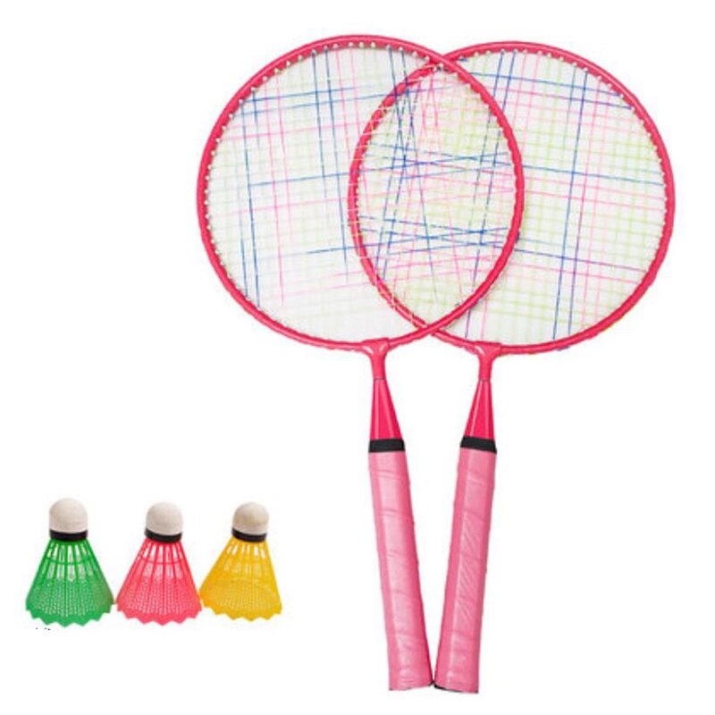 1Set Kunststoff Kinder Tennis Badminton Spielzeug Outdoor Indoor Sport Freizeit Spielzeug Schläger Eltern Kind Interaktive Spielzeug Kinder: 002