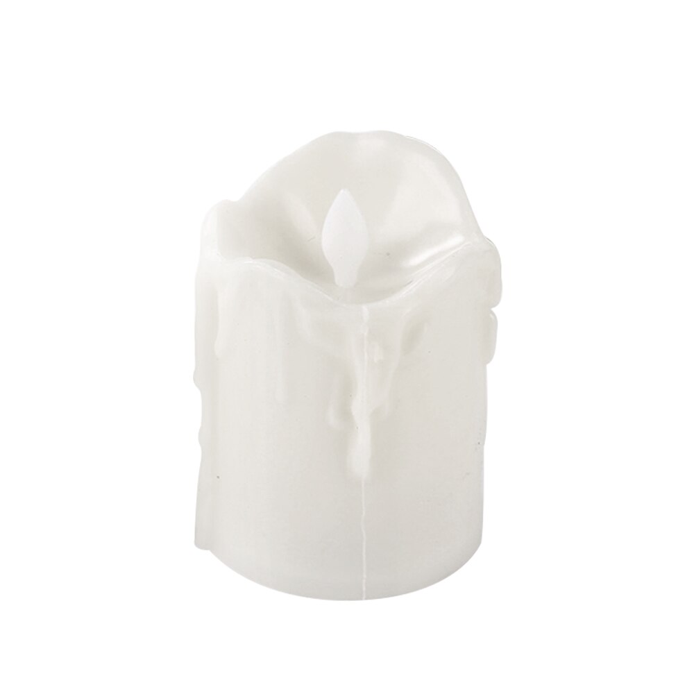 9 pçs criativo flameless led velas elétricas lâmpada alimentado por bateria luzes de chá controle remoto decorações da festa de casamento do natal: warm white light 9pc