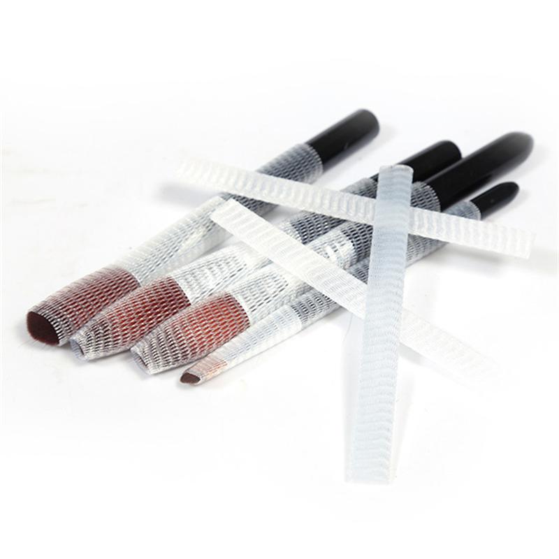 50/100pcs Makeup Brushes Net Protector Guard Elastic Mesh Beauty Make Up Cosmetic Brush Pen Cover