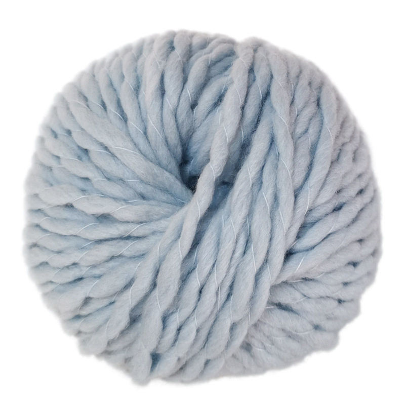 6mm 100G Thick Imitated Wool Needle Thick Woolen Thread Hand-knitted Woolen Blanket: 03 Light Blue