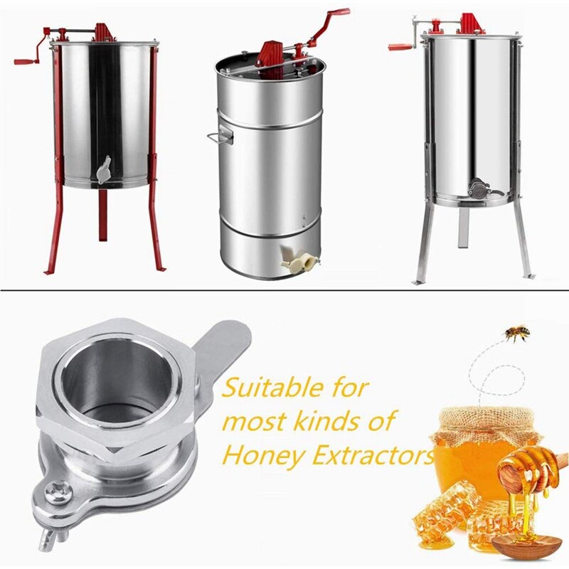 Válvula de compuerta para trabajo con miel herramienta de apicultura grifo Extractor de miel accesorio Acero inoxidable equipo de embotellado para Apicultor
