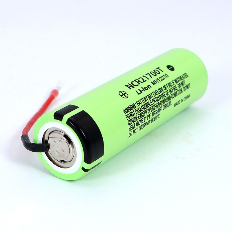 3.7V NCR21700T li-lon battery 4800mAh 21700 15A 5C Rate Discharge ternary lithium batteries DIY Welding Cable