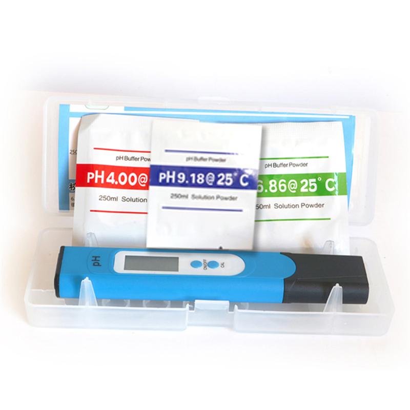 1Pc Ph Meter Zuurgraad Meting Pen Stok Praktische Draagbare Digitale Ph Controleren Meter (Blauw)